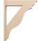 Ekena Millwork 8-in W x 38-in D x 46-in H Funston Trad Rough Cedar Woodgrain TimberThane Outlooker, Primed Tan OUTUR080X38X46FST04RCPR - alternate 4